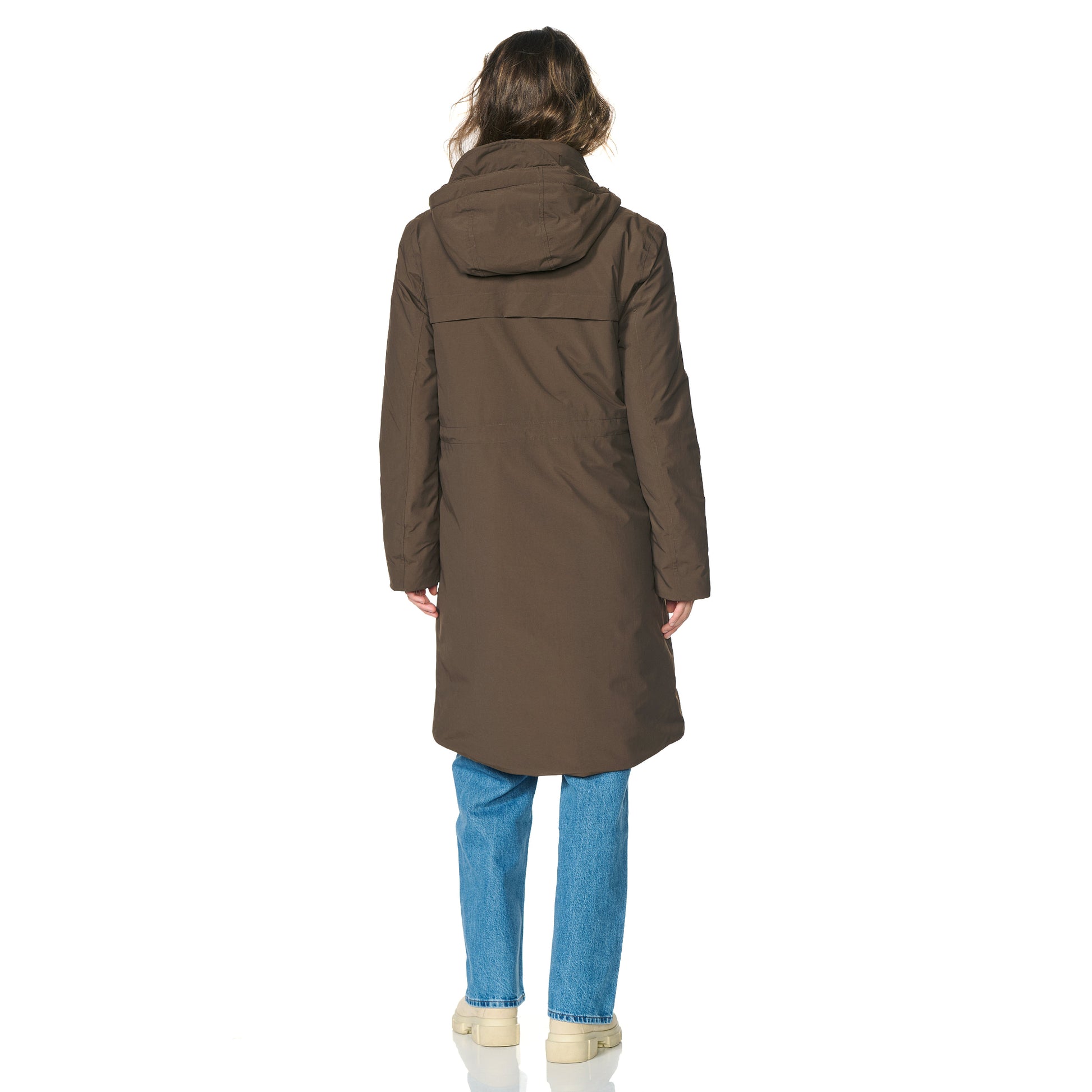Winterparka Aspen donkerbruin Happy Rainy Days
