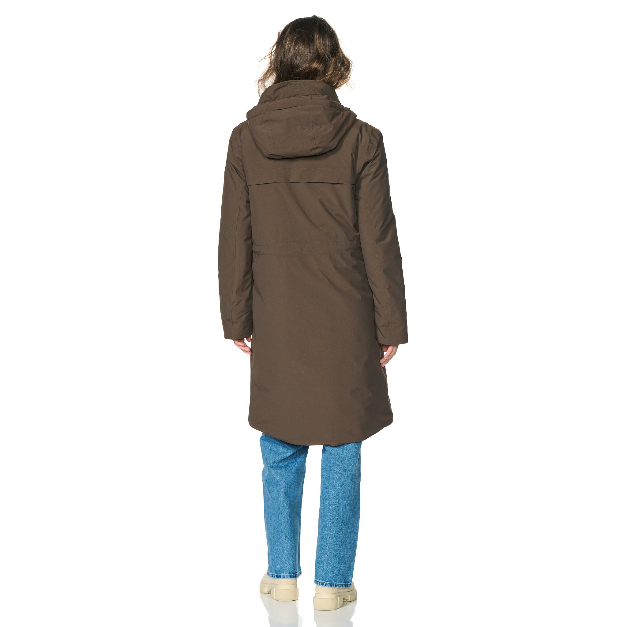 Winterparka Aspen donkerbruin Happy Rainy Days