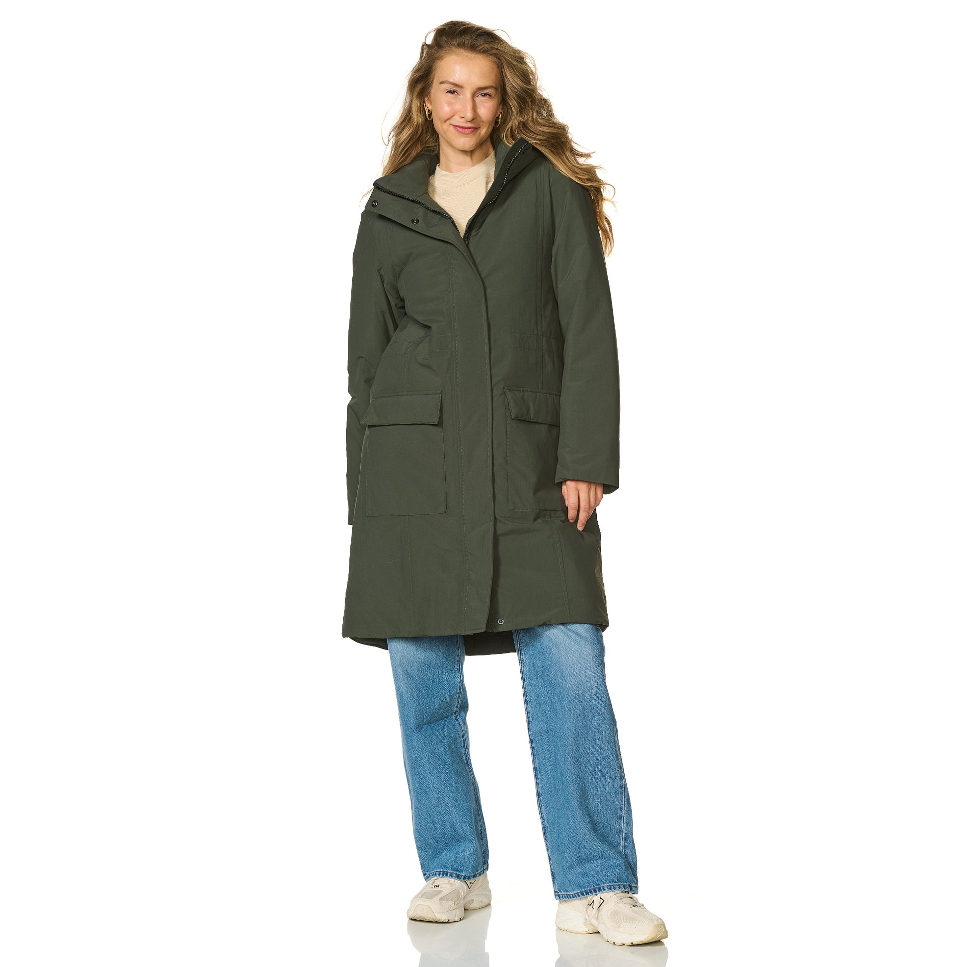 Winterparka Aspen donkergroen Happy Rainy Days