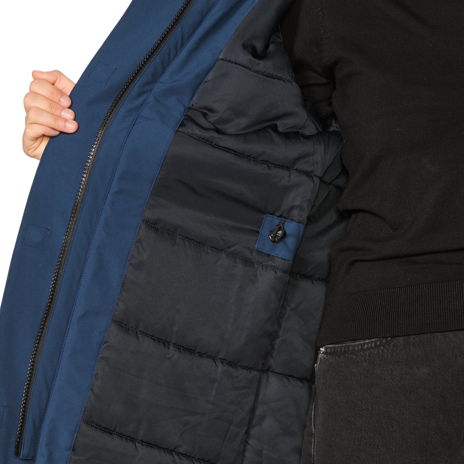 Winterjas Phoenix blauw Happy Rainy Days