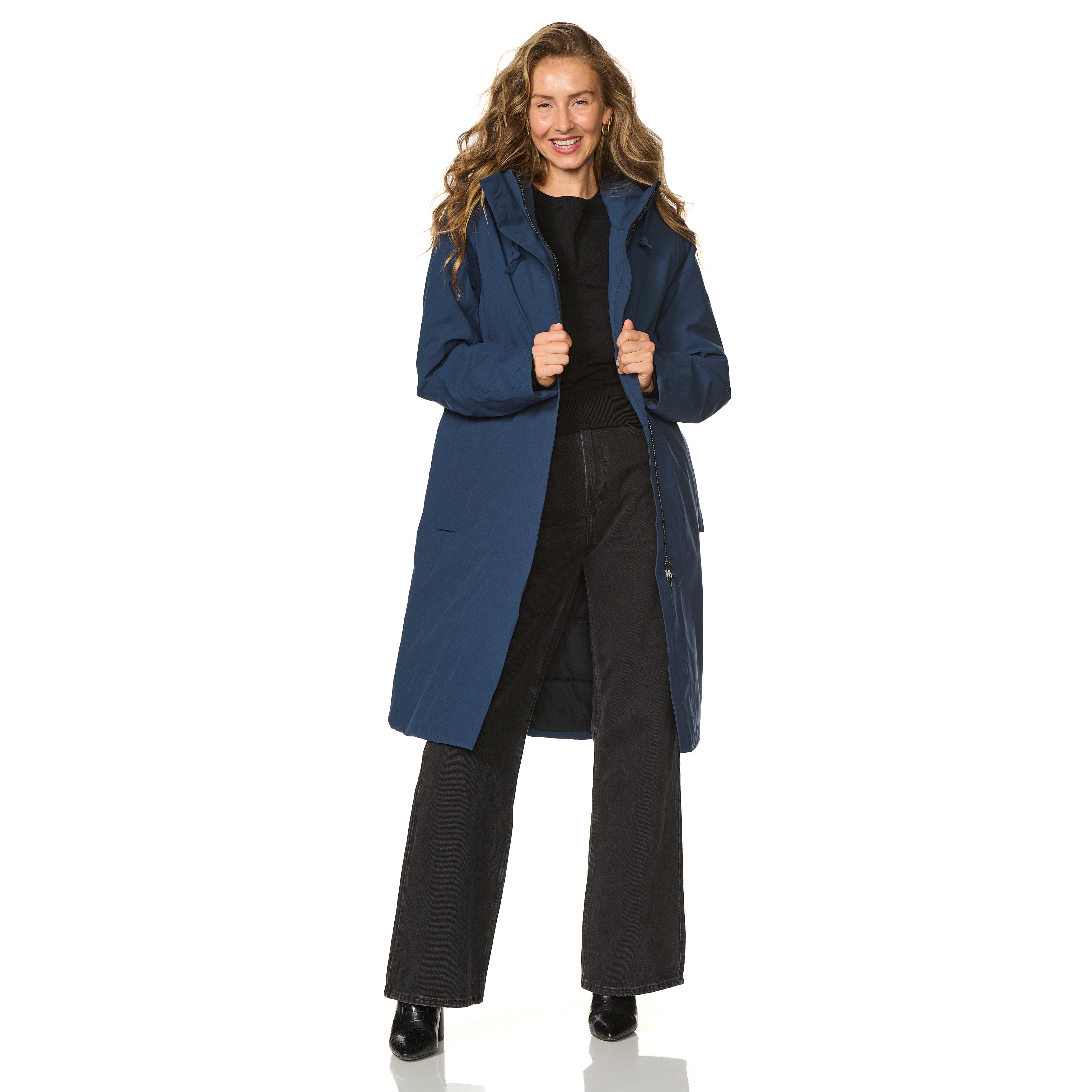 Winterjas Phoenix blauw Happy Rainy Days
