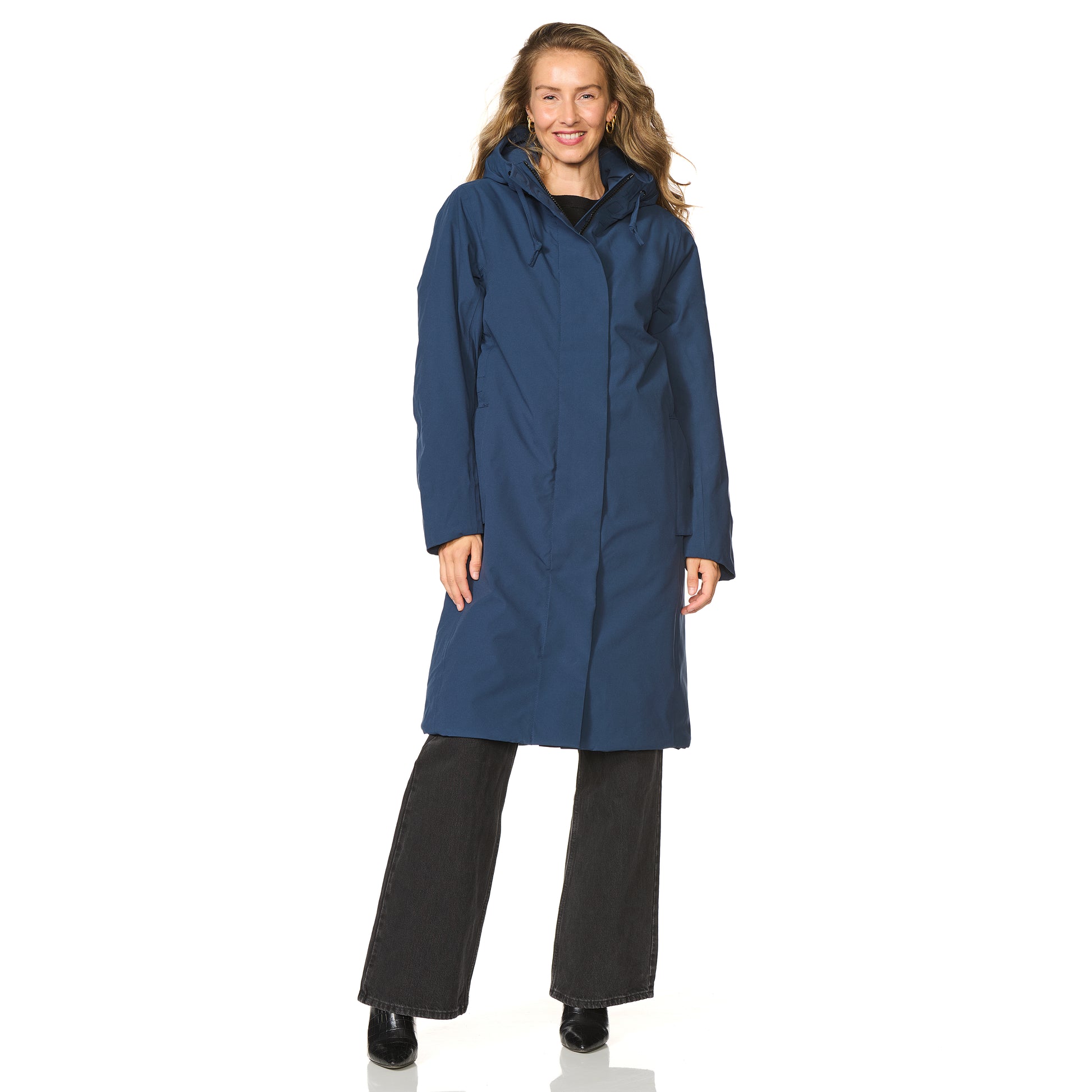 Winterjas Phoenix blauw Happy Rainy Days