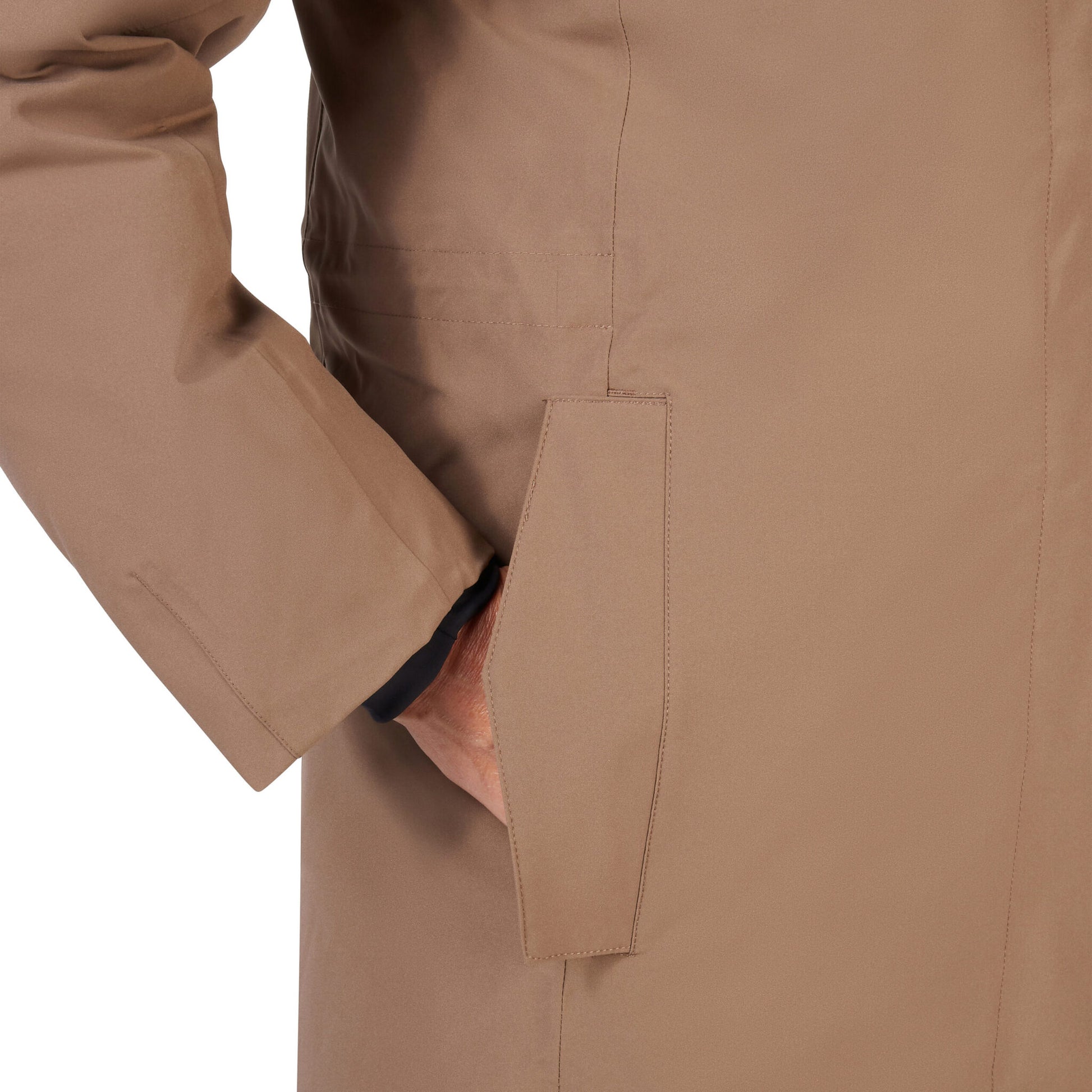 Winterjas Phoenix taupe Happy Rainy Days