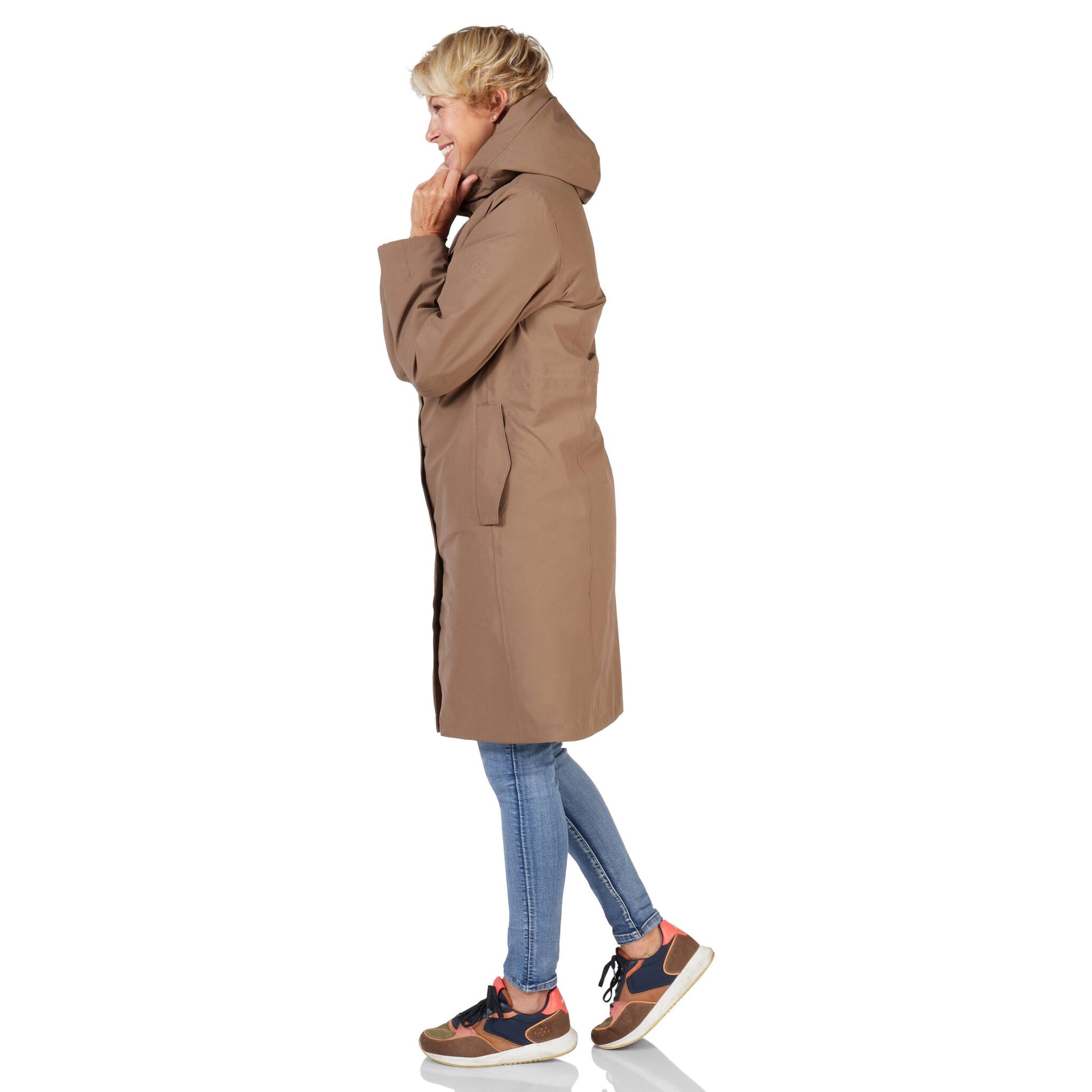 Winterjas Phoenix taupe Happy Rainy Days