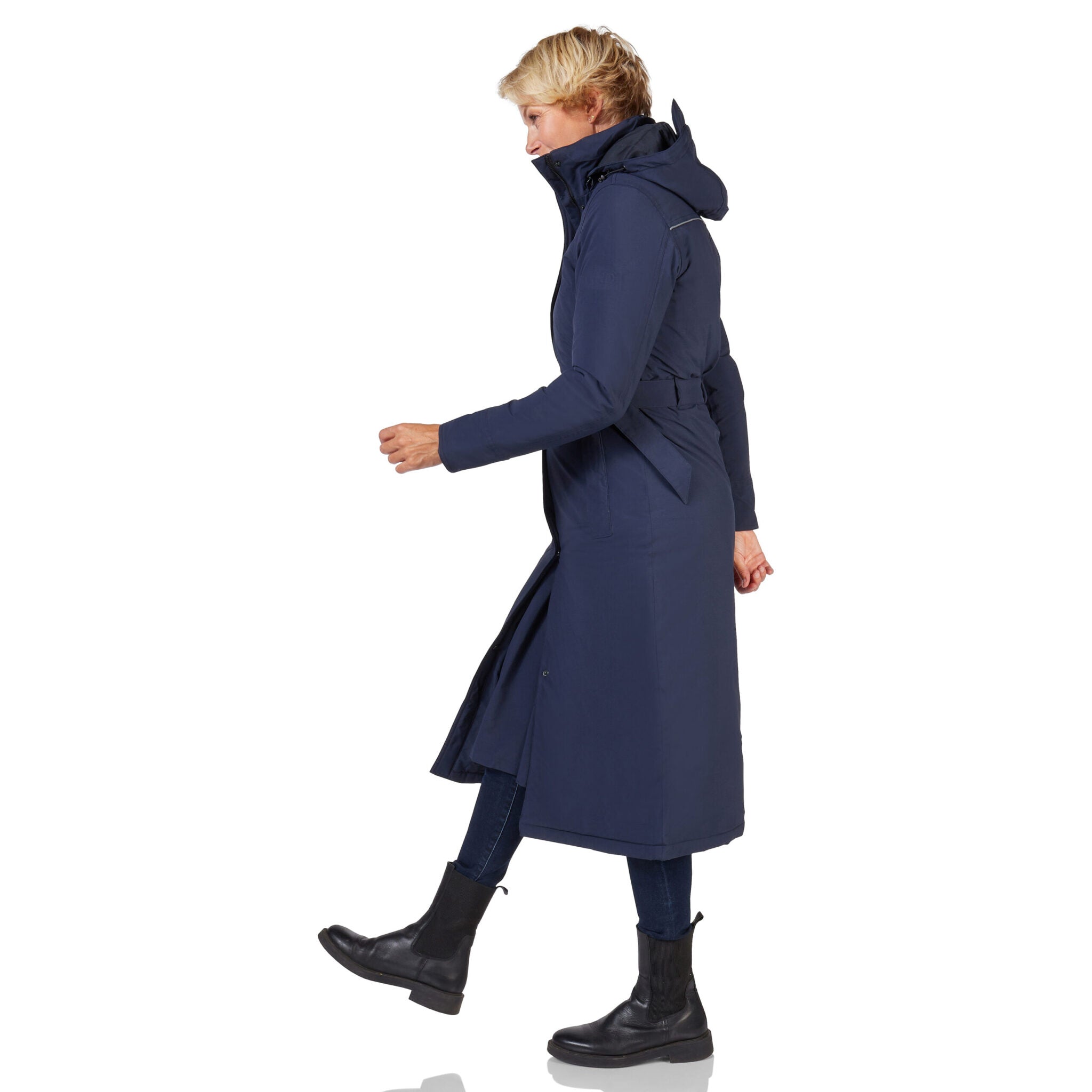 Winterjas Toronto donkerblauw happy rainy days