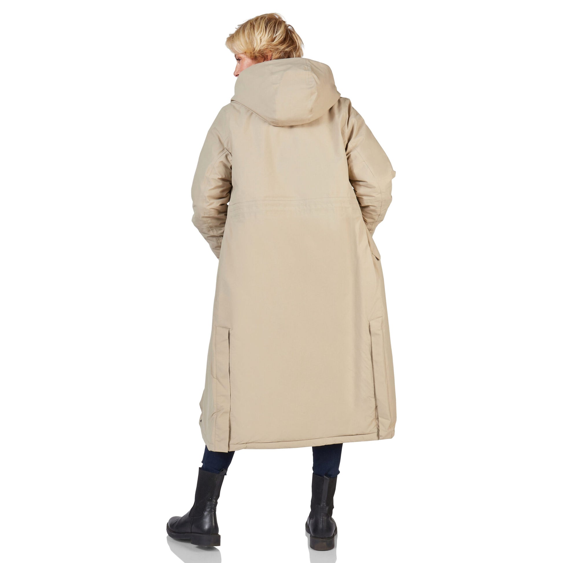 Winterjas Vancouver beige happy rainy days