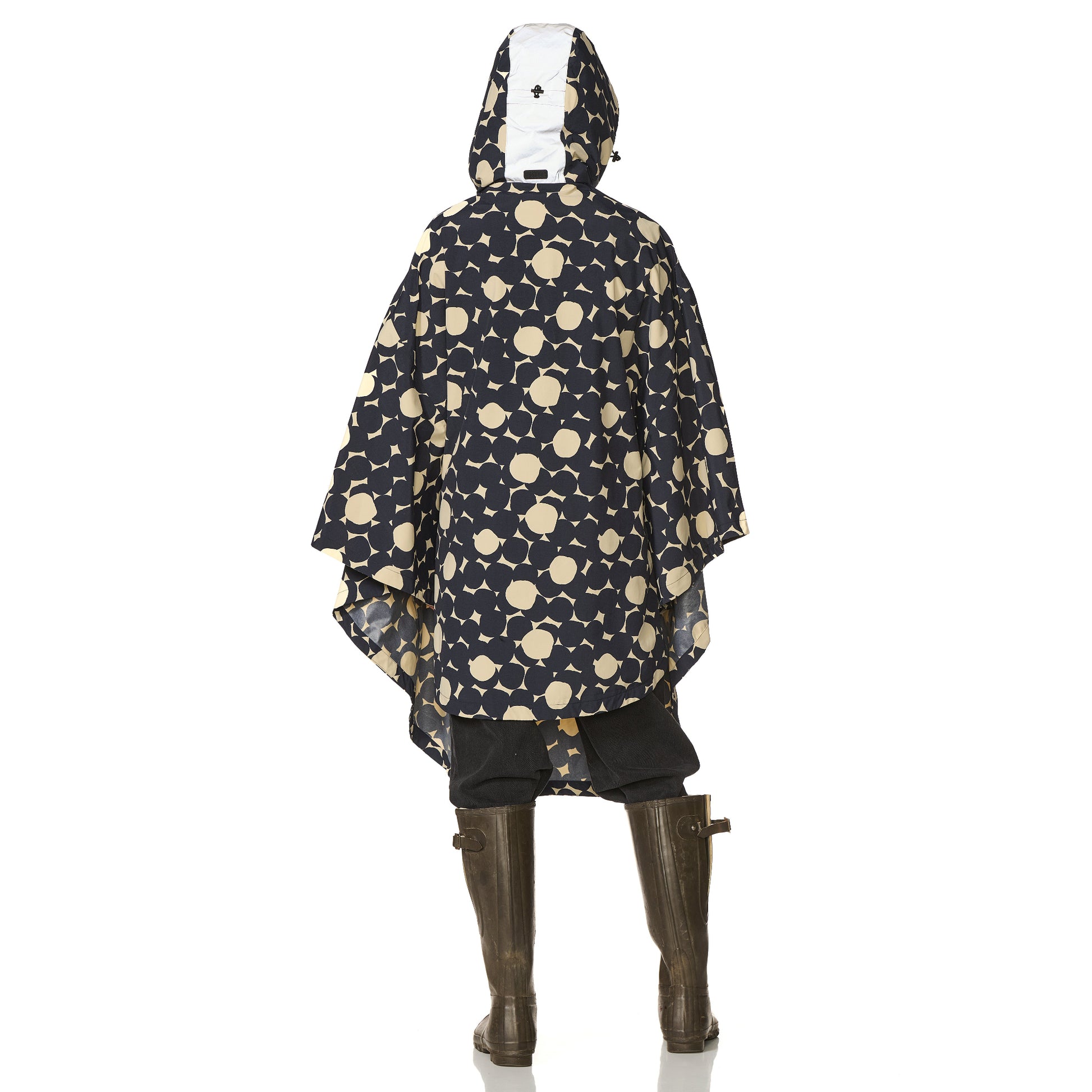 Regencape print beige Happy Rainy Days 