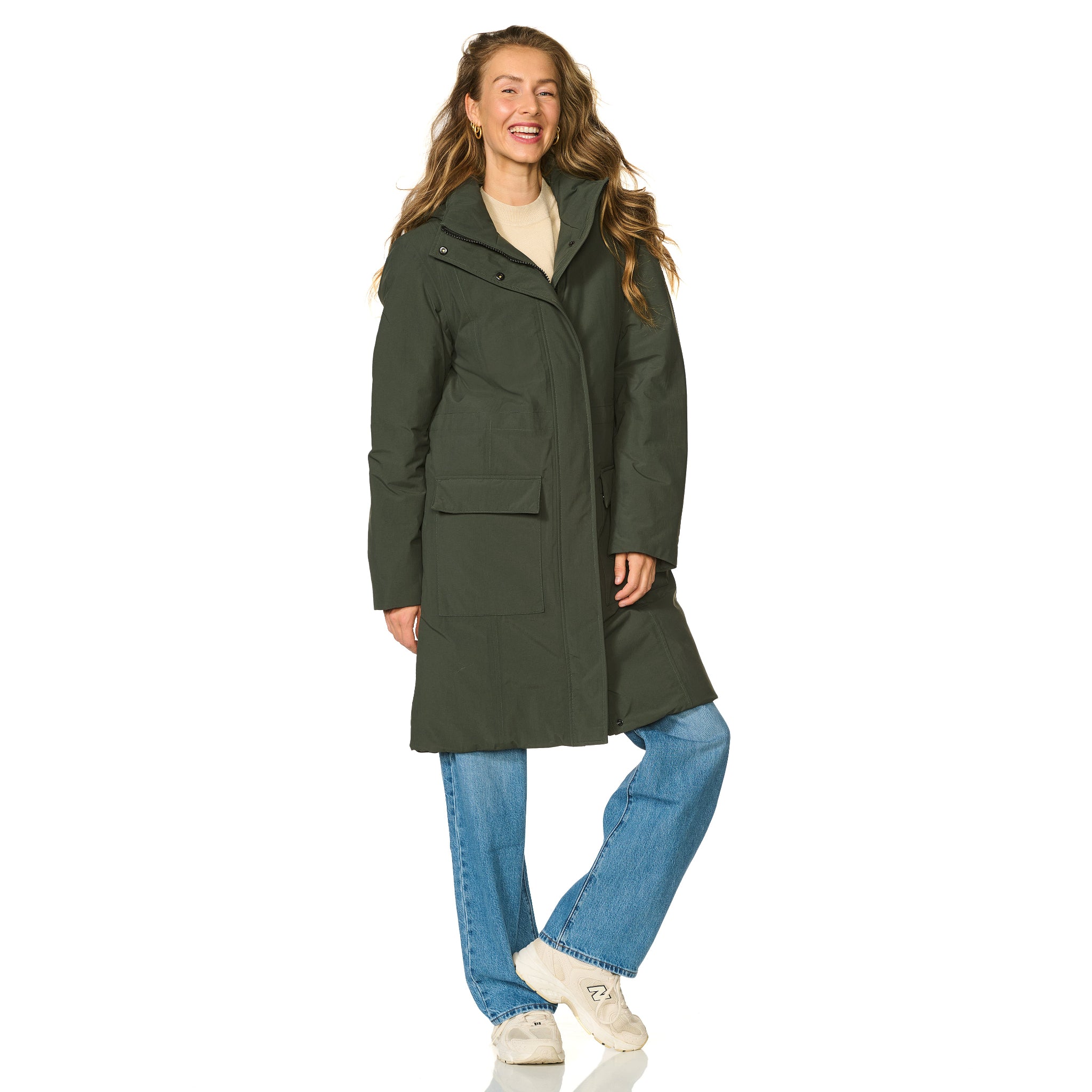 Winterparka Aspen donkergroen Happy Rainy Days