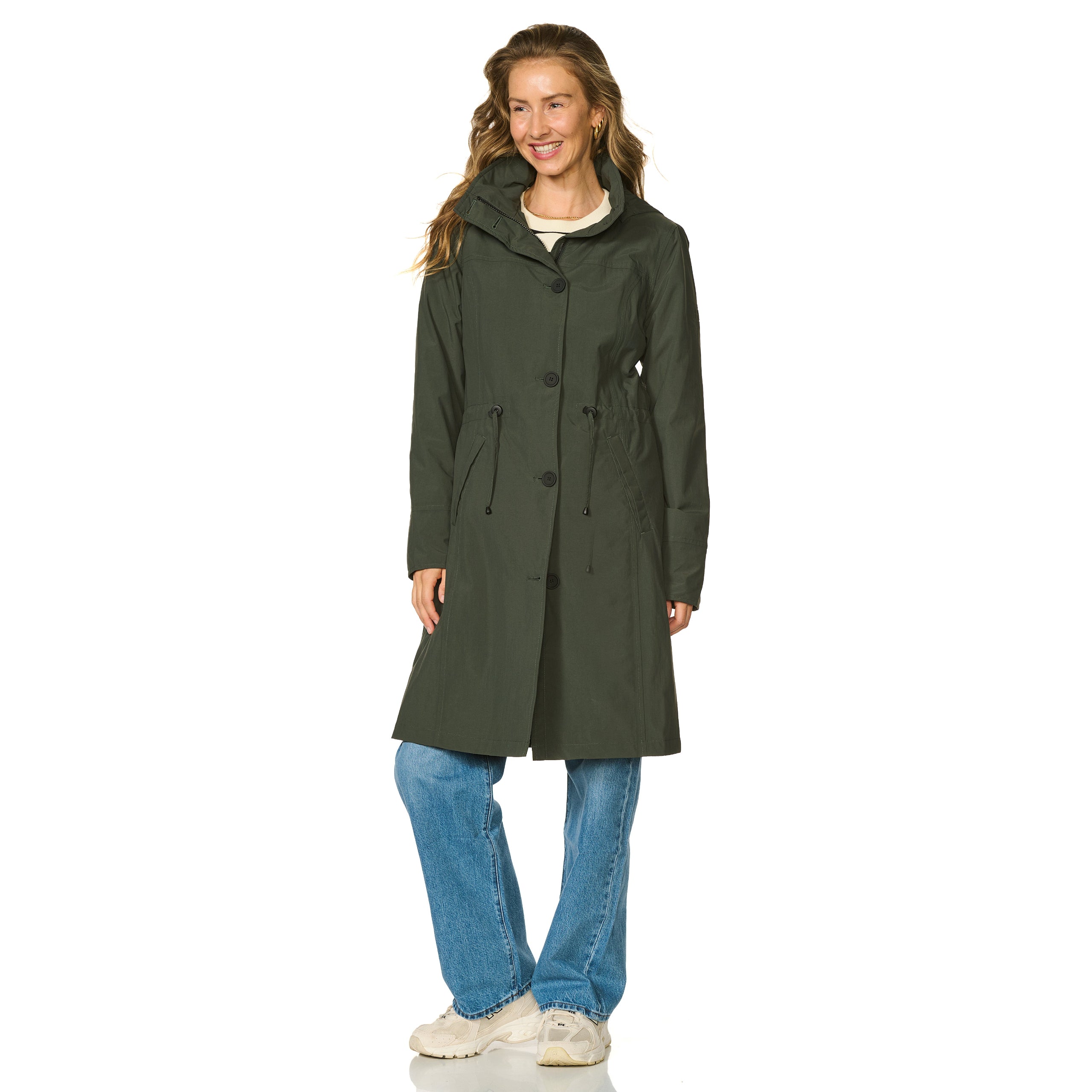 jas Porto donker groen