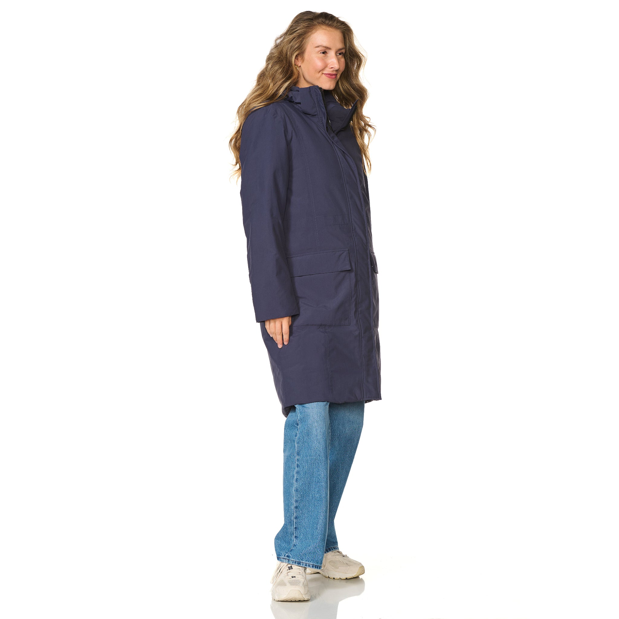 Winterparka Aspen donkerblauw Happy Rainy Days
