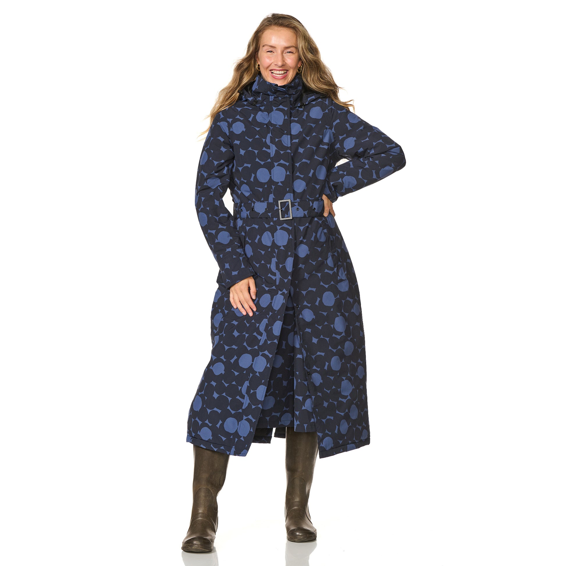 Winterjas Toronto print happy rainy days